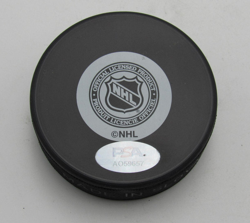 Gilles Marotte Signed/Autographed Boston Bruins Hockey Puck PSA 194319