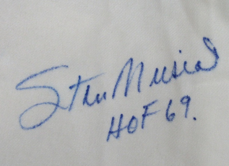 Stan Musial HOF Signed/Insc Mitchell & Ness Baseball Jersey Cardinals PSA 195277