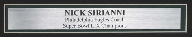 Nick Sirianni Signed/Auto 16x20 Photo Philadelphia Eagles Framed Beckett 195282
