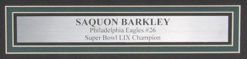 Saquon Barkley Signed/Auto 16x20 Photo Philadelphia Eagles Framed PSA 195284