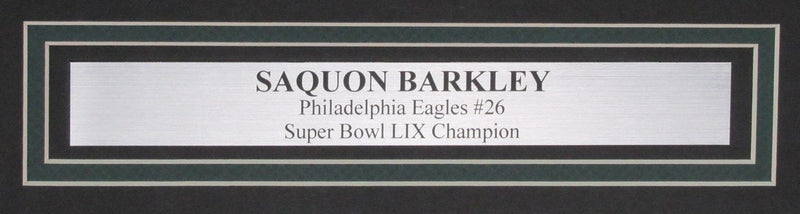 Saquon Barkley Signed/Auto 16x20 Photo Philadelphia Eagles Framed PSA 195288