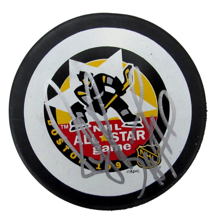 Ray Bourque HOF Signed/Auto 1996 All Star Hockey Puck Boston Bruins PSA 194258