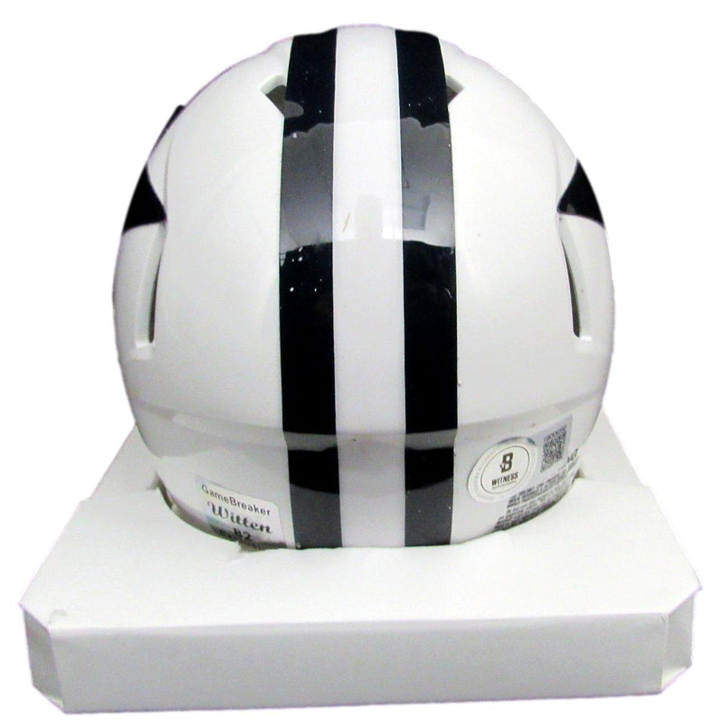 Jason Witten Signed/Autographed Dallas Cowboys Speed Mini Helmet Beckett 194023