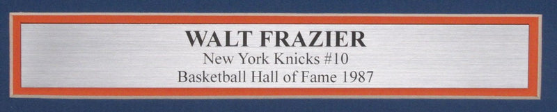 Walt Frazier HOF New York Knicks Signed/Auto 11x14 Photo Framed JSA 193992
