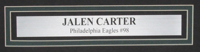 Jalen Carter Signed/Auto 16x20 Photo Philadelphia Eagles Framed PSA/DNA 195503