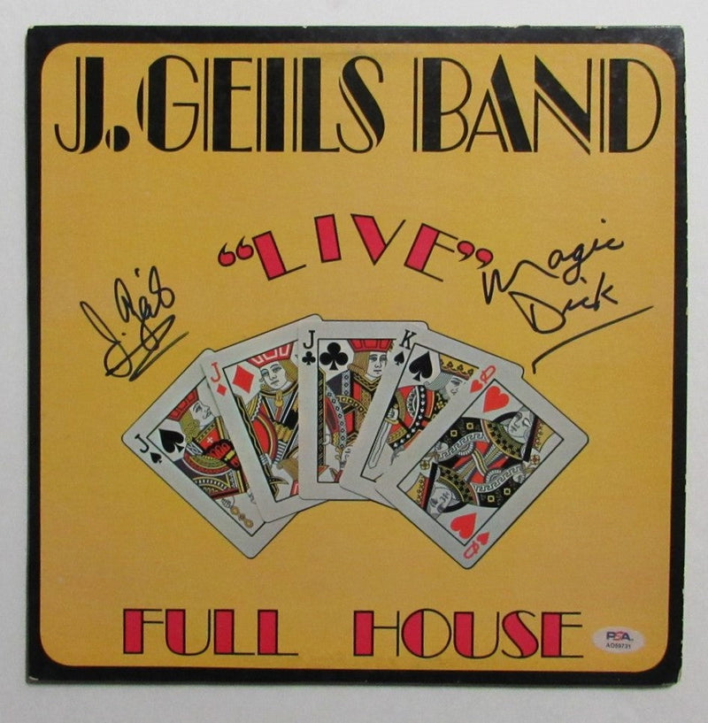 J. Geils/Magic Dick Dual-Signed/Auto Record Album "Full House" PSA/DNA 194709