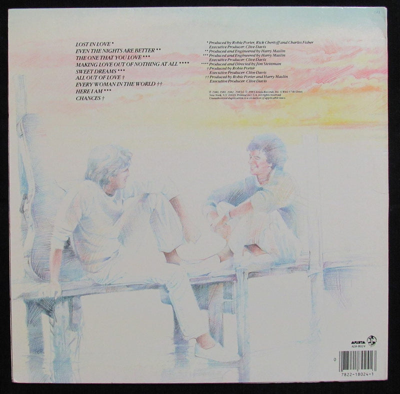 Russell Hitchcock/Graham Russell Signed Record Album "Air Supply" PSA/DNA 194710
