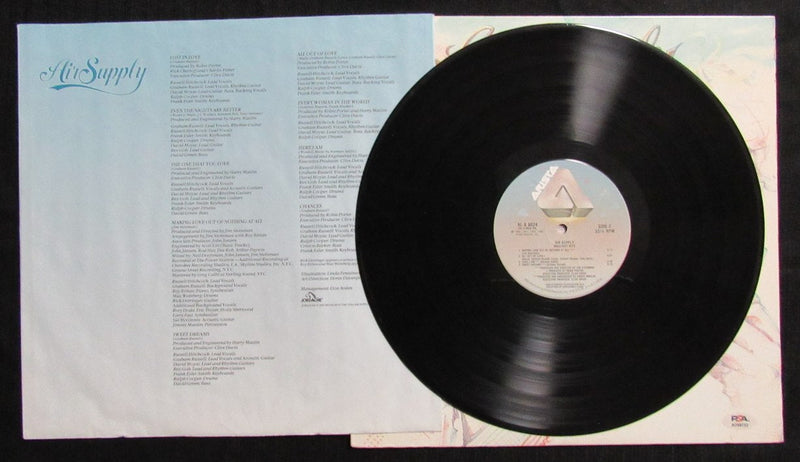 Russell Hitchcock/Graham Russell Signed Record Album "Air Supply" PSA/DNA 194710