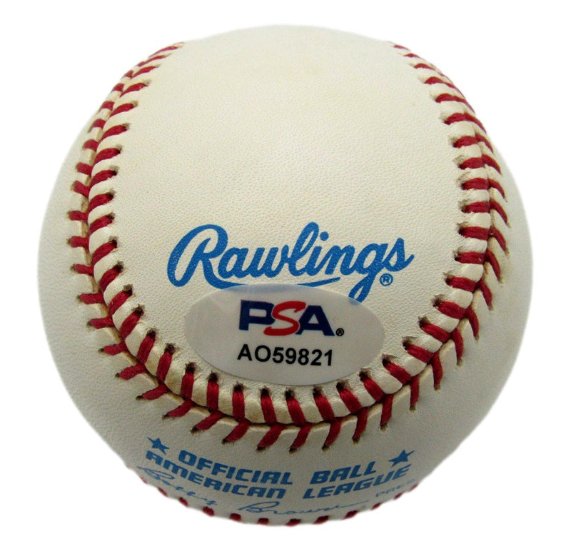 Cal Ripken Jr. HOF Signed/Autographed OAL Baseball Orioles PSA/DNA 195296