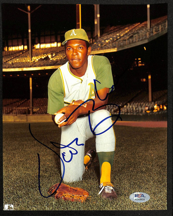 Vida Blue Signed/Autographed 8x10 Photo Oakland A's PSA 195014