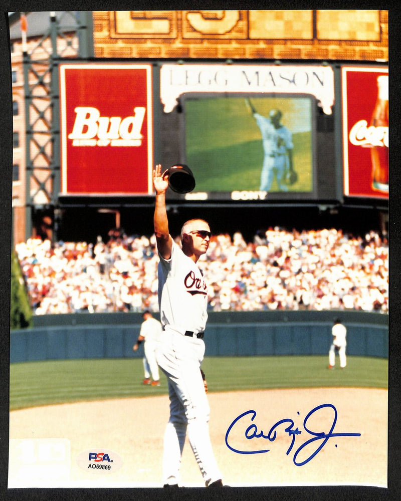 Cal Ripken Jr. HOF Signed/Autographed 8x10 Photo Baltimore Orioles PSA 195015