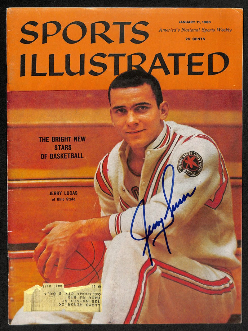 Jerry Lucas Signed 1/11/1960 Sports Illustrated Magazine Ohio State JSA 194478