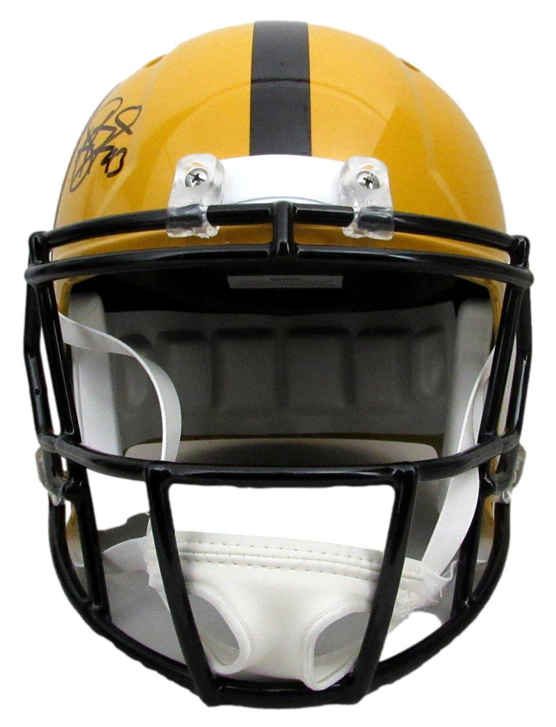 Troy Polamalu HOF Signed Full Size Replica T/B Helmet Steelers Beckett 194761