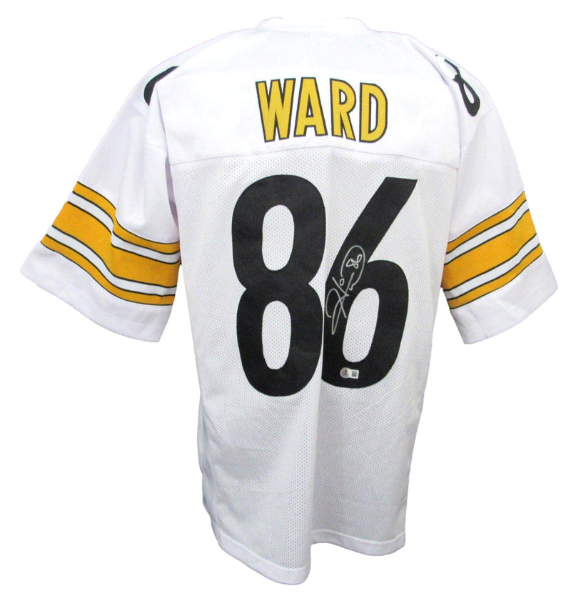 Hines Ward Signed/Autographed Steelers White Custom Jersey Beckett 194776