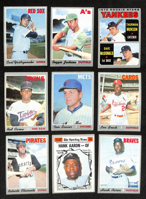 1970 Topps Baseball Card Complete Set (1-720) Seaver Munson Clemente Ryan 195342