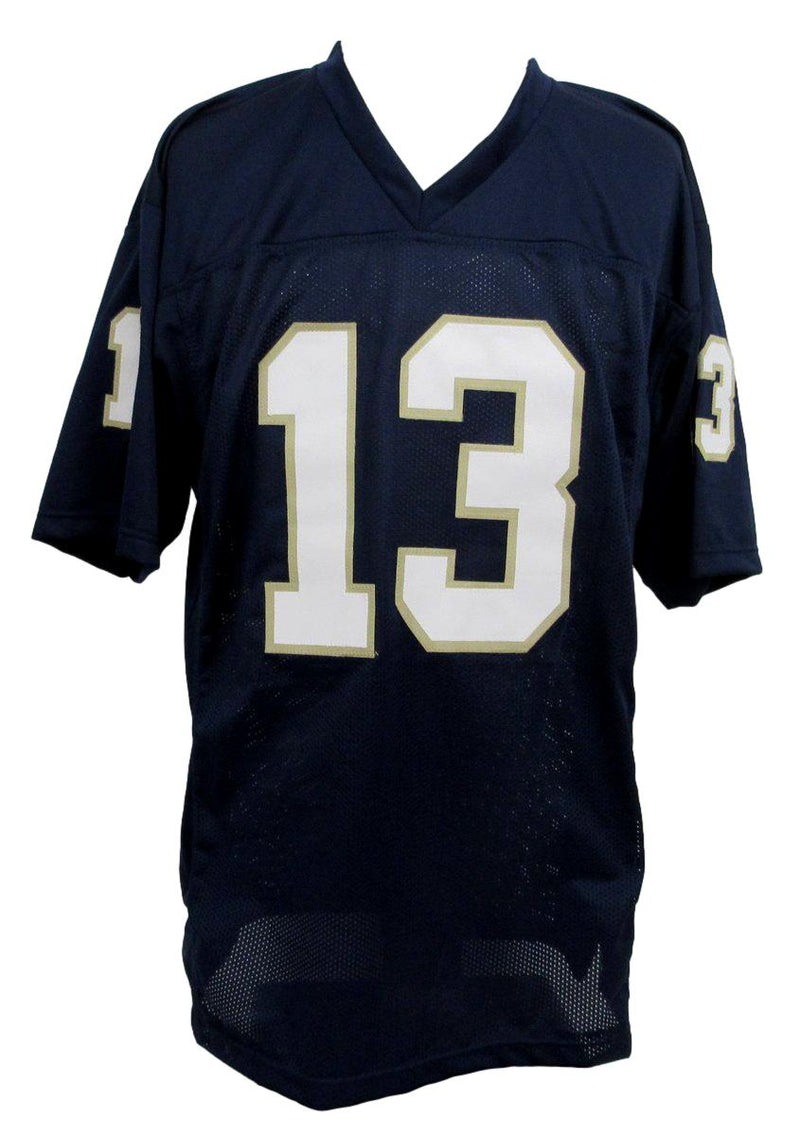 Riley Leonard Signed/Auto Navy Custom Football Jersey Notre Dame PSA/DNA 195624