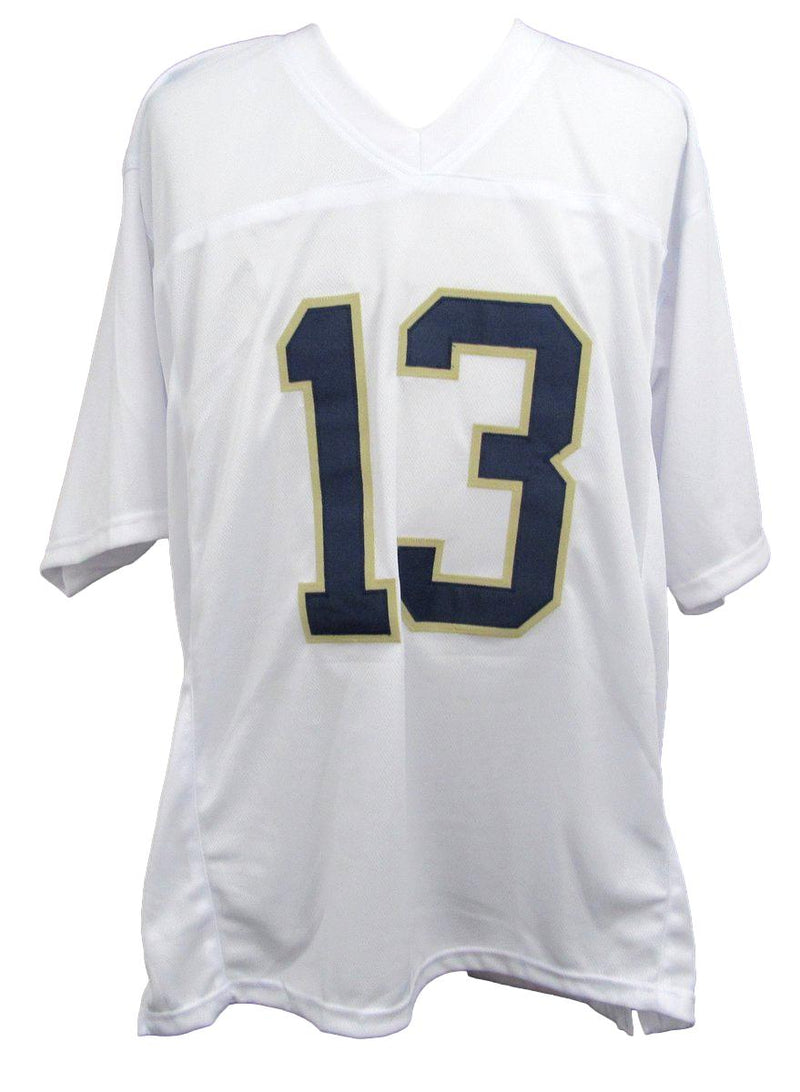 Riley Leonard Signed/Auto White Custom Football Jersey Notre Dame PSA/DNA 195626