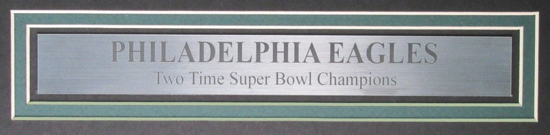 Brandon Graham/Milton Williams Signed 16x20 Photo Eagles SB LIX Framed JSA