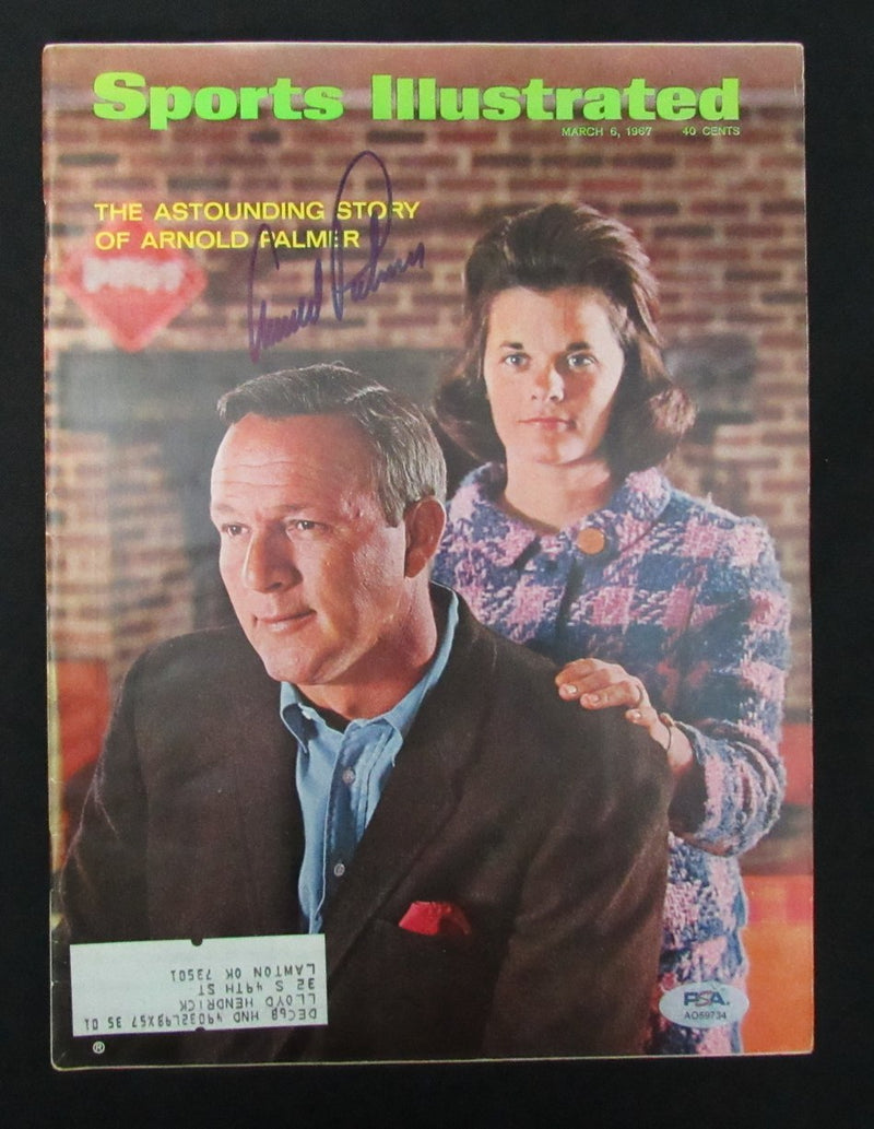Arnold Palmer Signed March 6, 1967 Sports Illustrated Magazine PSA/DNA 1940777