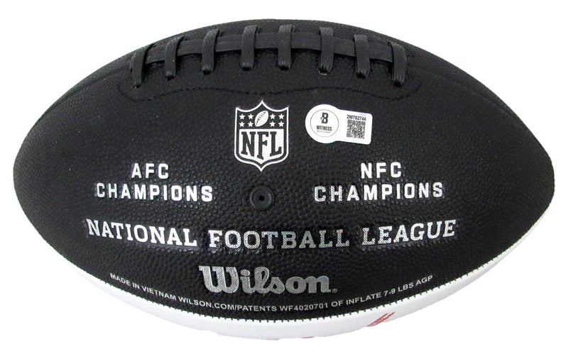 Jordan Mailata Signed/Auto Super Bowl LIX Logo Football Eagles Beckett 192859
