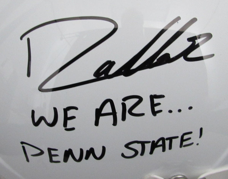 Drew Allar Signed/Inscr Full Size Speed Replica Helmet Penn State JSA 194516