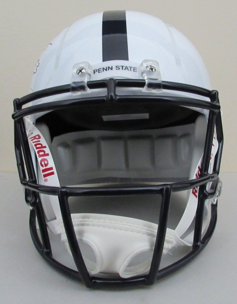 Dani Dennis Sutton Signed/Inscr Full Size Speed Replica Helmet Penn State JSA