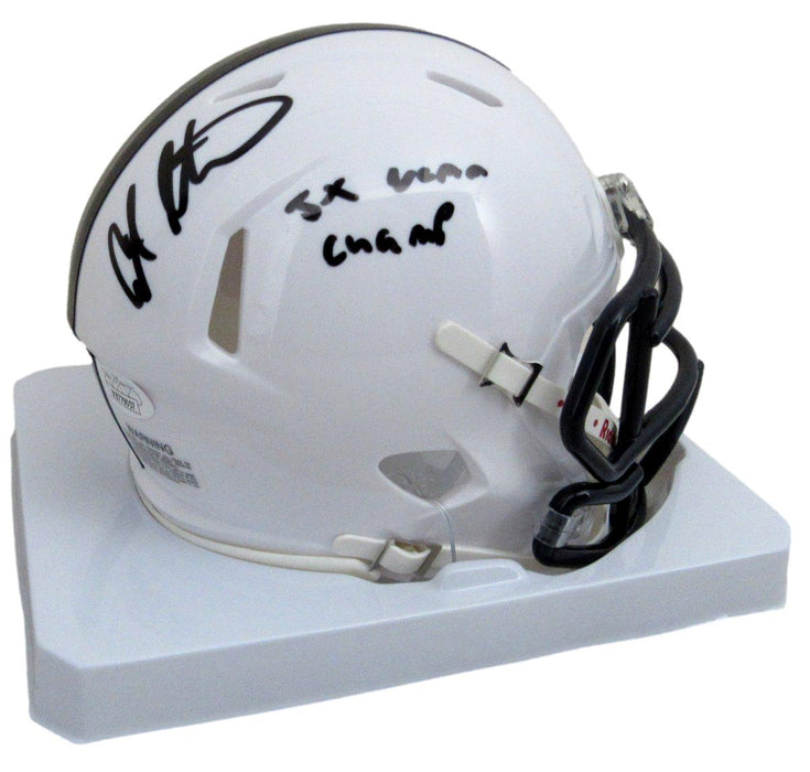 Carter Starocci Signed/Inscribed Penn State Mini Football Helmet JSA 194523