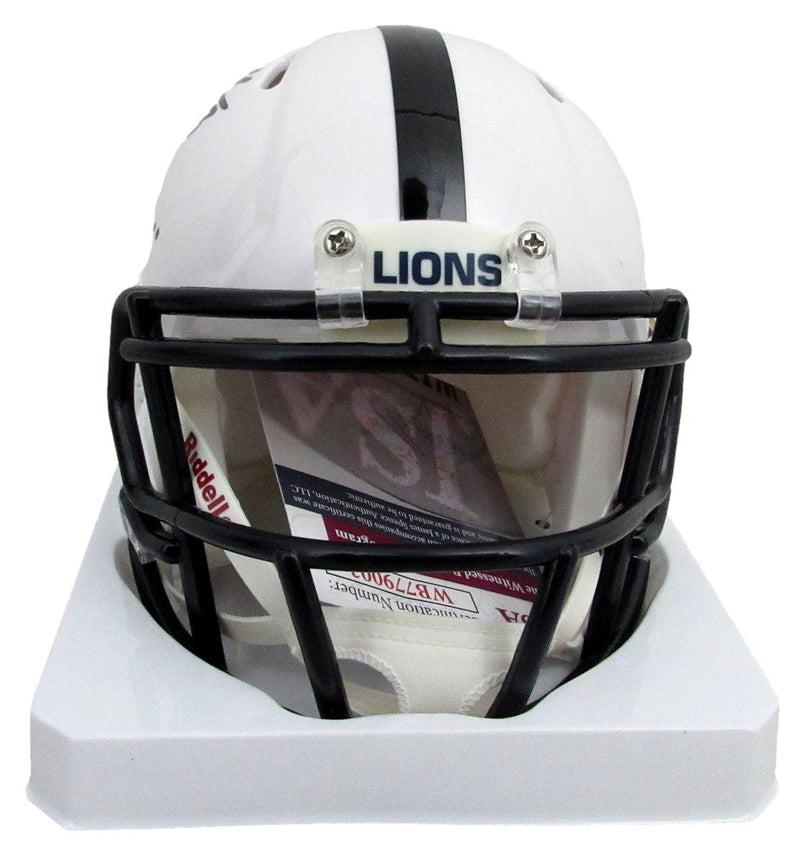 Tony Rojas Signed/Inscribed Penn State Mini Football Helmet JSA 194524