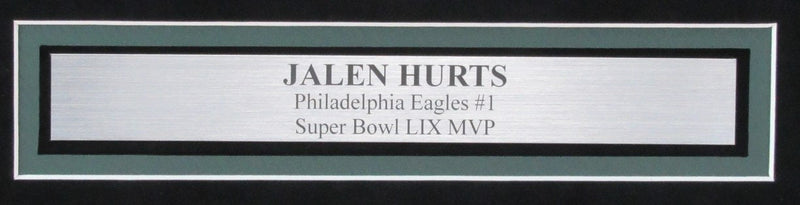 Jalen Hurts Signed/Auto 16x20 Photo Philadelphia Eagles Framed Fanatics 194130