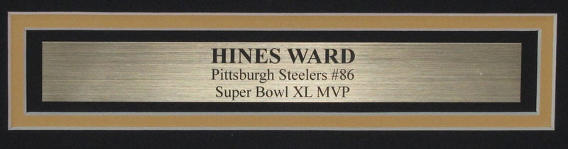 Hines Ward Signed/Auto 16x20 Photo Pittsburgh Steelers Framed Beckett 194132