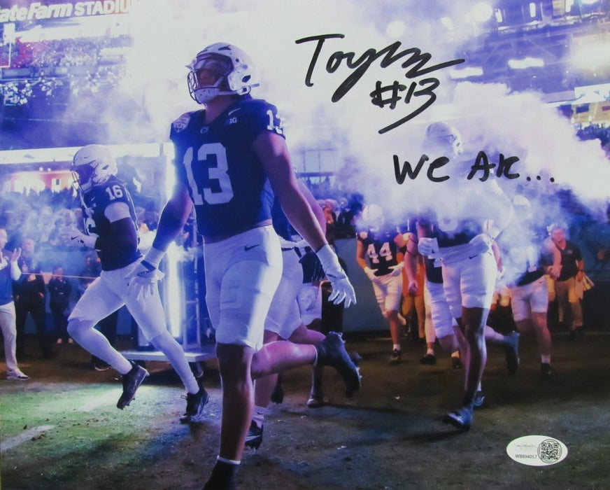 Tony Rojas Autographed/Inscribed 8x10 Photo Penn State JSA 195659