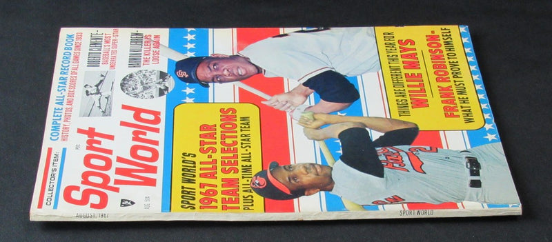 1967 Sport World Magazine Willie Mays/Frank Robinson on Cover NO LABEL 184654