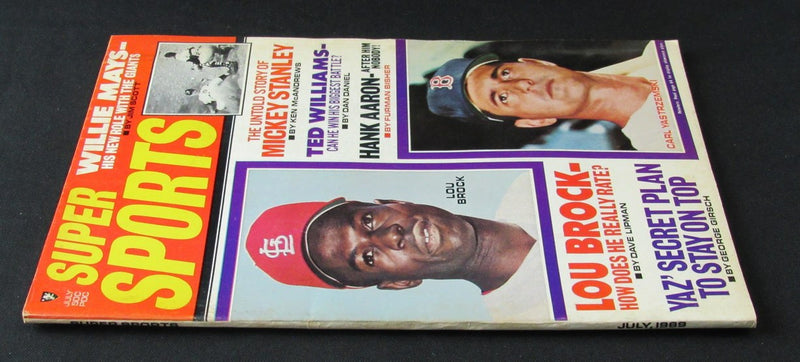 July 1969 Super Sports Magazine Carl Yastrzemski/Lou Brock NO LABEL 184674