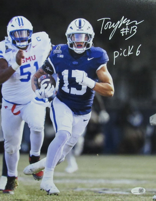 Tony Rojas Autographed/Inscribed 11x14 Photo Penn State JSA 195661