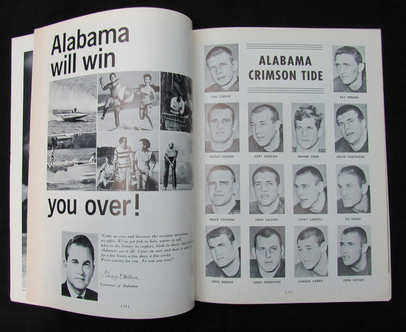 Jan. 2, 1967 Sugar Bowl Alabama vs. Nebraska NCAA Football Game Program 194654