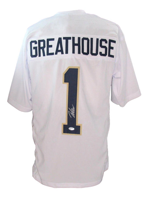 Jaden Greathouse Signed/Auto Custom Football Jersey Notre Dame PSA/DNA 195353