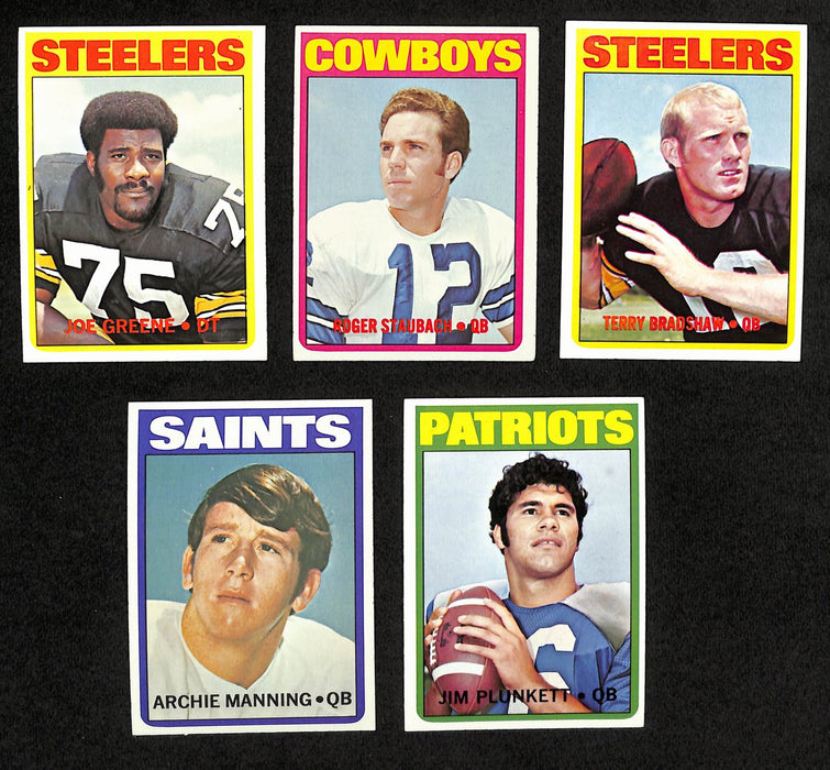 1972 TOPPS Football Complete Low Number Set (263) Namath Unitas Staubach 195365