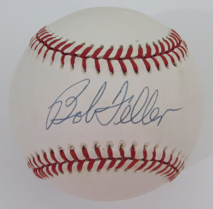Bob Feller HOF Signed/Autographed OAL Baseball Cleveland Indians JSA 196525