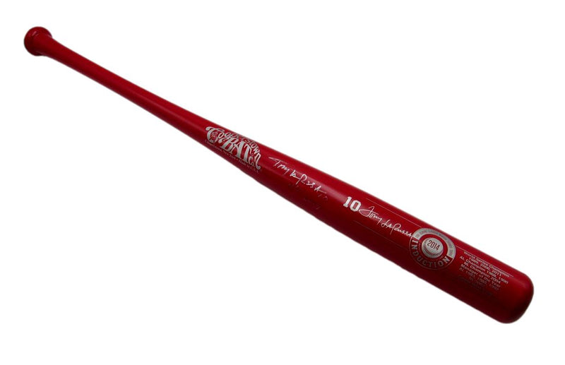 Tony La Russa Signed/Inscr CBC Baseball Bat 2014 Induction Cardinals JSA 196247