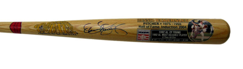 Dennis Eckersley Signed/Auto CBC Baseball Bat 2004 Induction A's JSA 196245