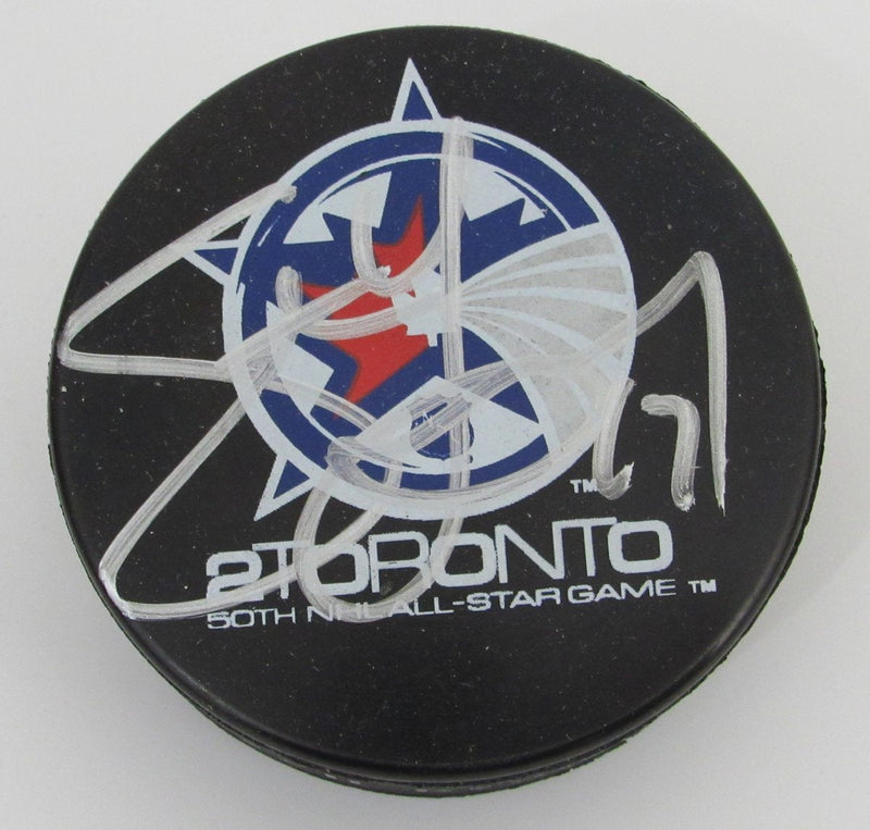 Steve Yzerman HOF Signed/Auto 2000 NHL All-Star Hockey Puck Red Wings JSA 196611