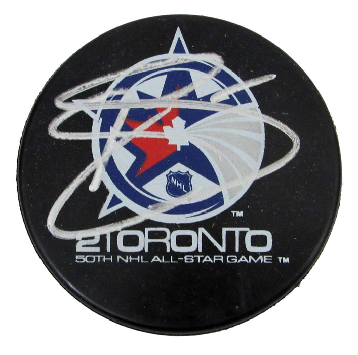 Joe Sakic HOF Signed/Auto 2000 NHL All-Star Hockey Puck Avalanche JSA 196603