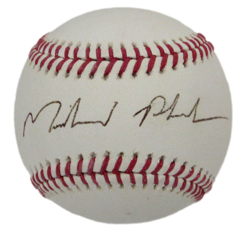 Michael Phelps Signed/Autographed OML Baseball Olympic Swimmer PSA/DNA 196580