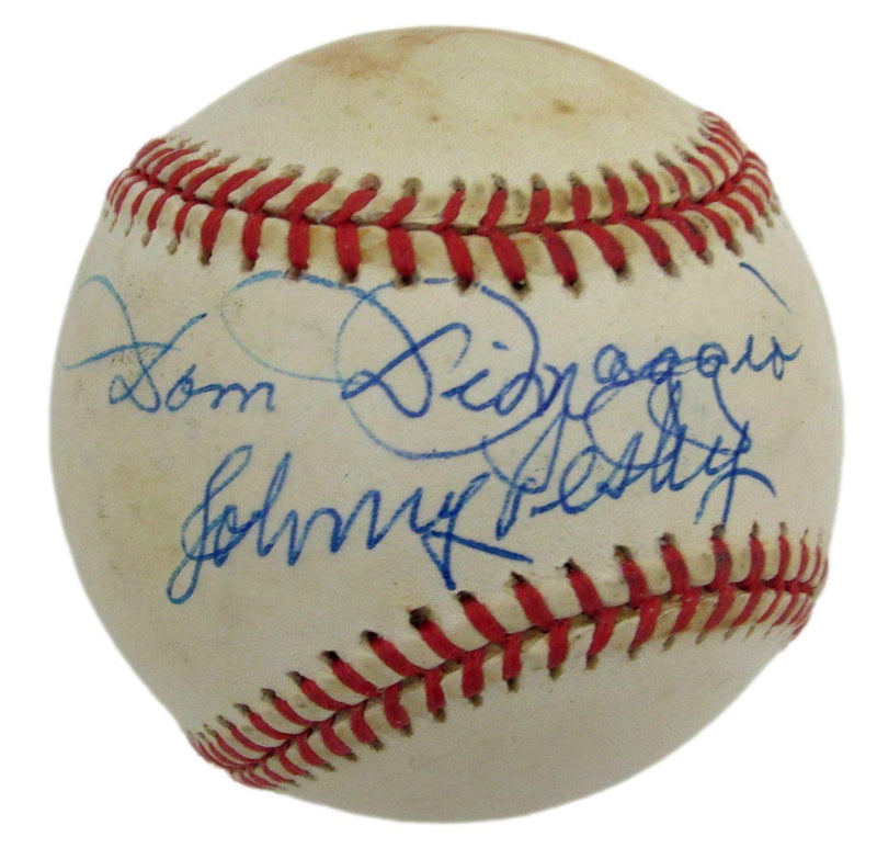 Dom DiMaggio/Johnny Pesky Signed/Auto OAL Baseball Boston Red Sox JSA 196597