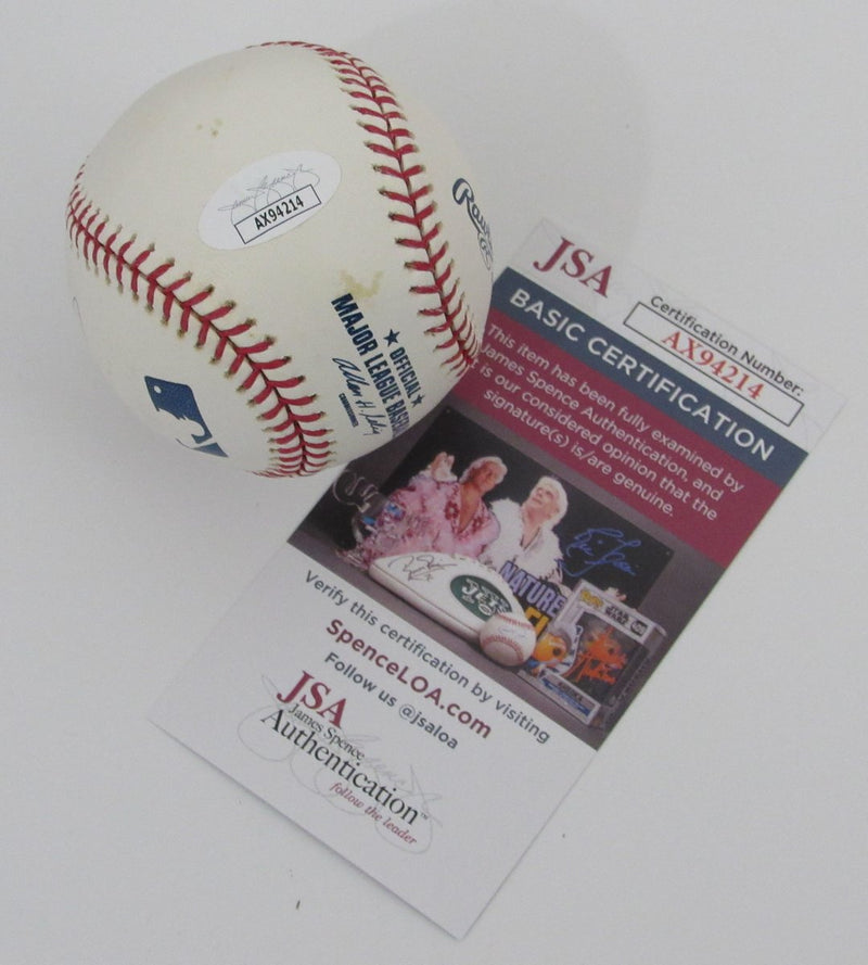 Dennis Eckersley HOF Signed/Inscribed OML Baseball A's/Red Sox JSA 196599