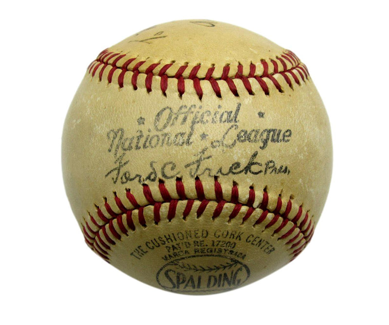 Leo Durocher HOF Signed/Inscribed ONL Baseball Brooklyn Dodgers PSA/DNA 196421