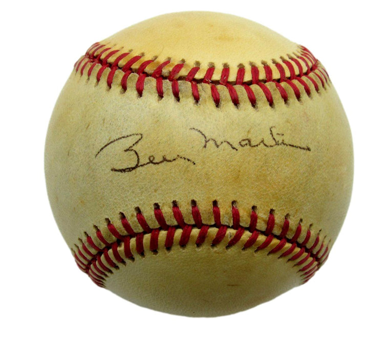 Billy Martin HOF Signed/Autographed OAL Baseball New York Yankees PSA/DNA 196422