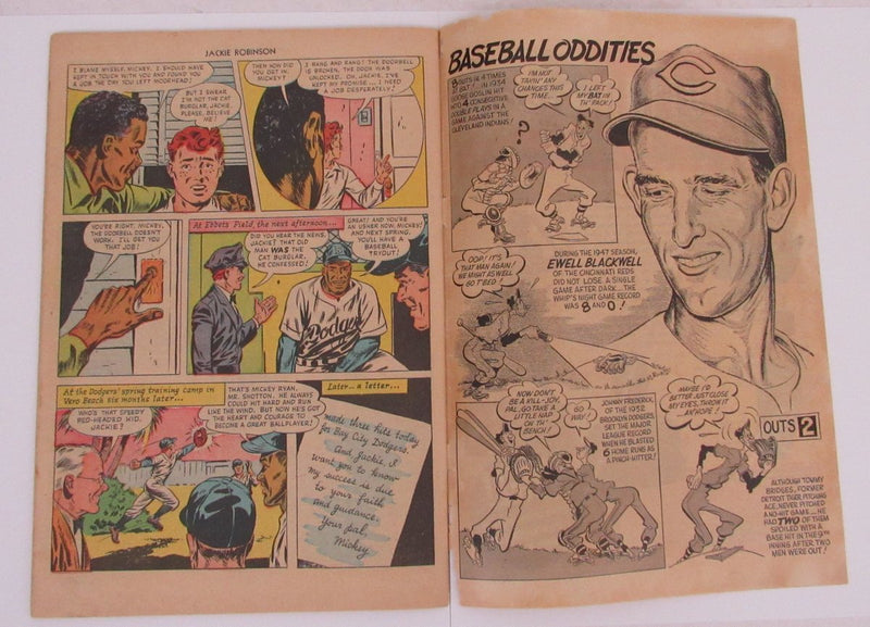 Jackie Robinson 1950 Fawcett Comic Book No. 4 195682
