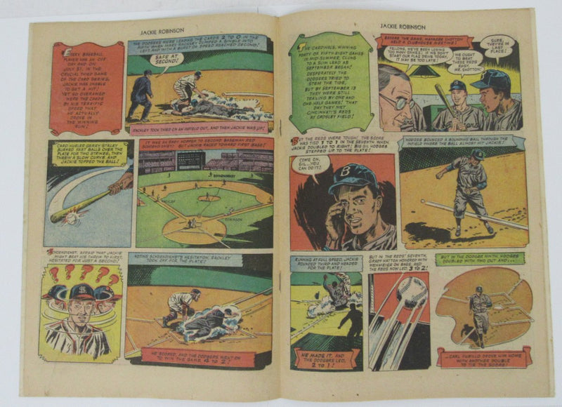 Famous Plays of Jackie Robinson 1950 Fawcett Comic Book No. 6 195683