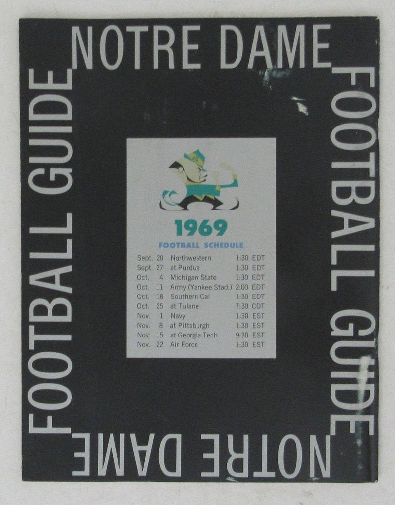 1969 Notre Dame Football Guide 195706
